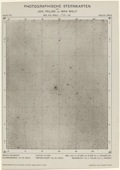 Photographische Sternkarten (6 juillet 1904) - Max Wolf and Joh. Palisa