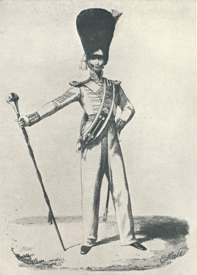 17ème Régiment, Tambour Major 1830, 1830 1909 - Maxim Gauci