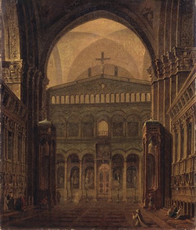 Intérieur du Temple à Jérusalem - Maxim Nikiphorovich Vorobyev