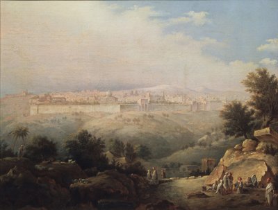 Vue de Jérusalem, 1821 - Maxim Nikiphorovich Vorobyev