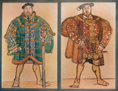 Costumes pour Henry VIII Théâtre de l