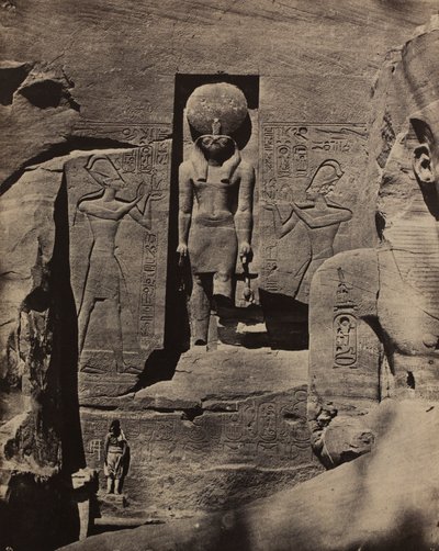 Abou Simbel, sculptures à l