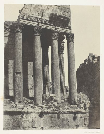 Baalbeck (Héliopolis), Temple De Jupiter, Vue Prise à L