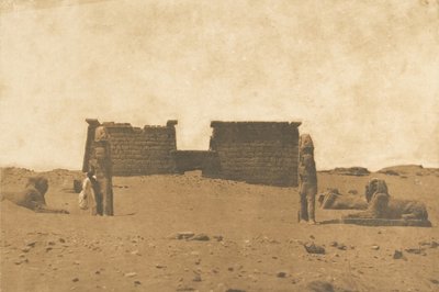 Dromos du Temple de Sébona, 3 avril 1850 - Maxime Du Camp