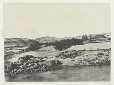 Entrée de la Première Cataracte, Haute-Égypte - Maxime Du Camp