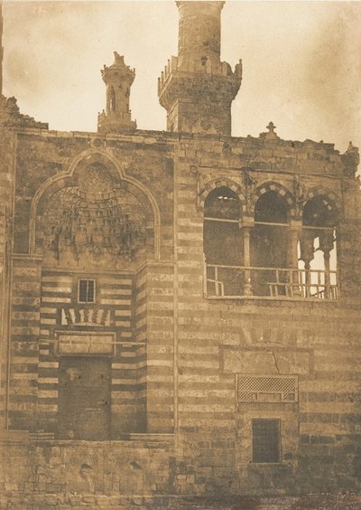Entrée du Tombeau de Sultan Bezkouk, au Caire, décembre 1849-janvier 1850 - Maxime Du Camp