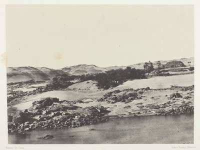 Entrée de la Première Cataracte, Haute-Égypte - Maxime Du Camp