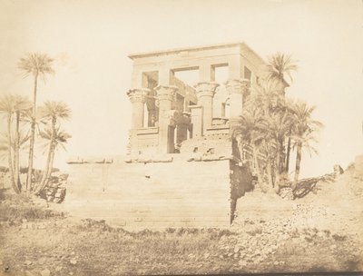 Grand Hypèthre ou Typhonium, à Philae - Vue prise de l