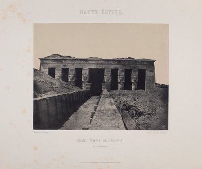 Grand temple de Dendérah - Maxime Du Camp