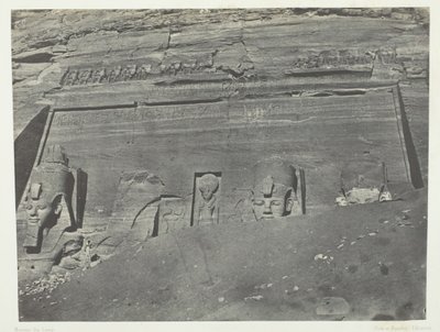 Ibsamboul, Vue Générale Du Grand Spéos De Phrè, Nubie - Maxime Du Camp