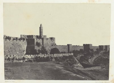 Jérusalem, Partie Occidentale Des Murailles; Palestine - Maxime Du Camp