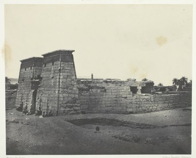 Karnak, Temple de Khons, Thèbes - Maxime Du Camp