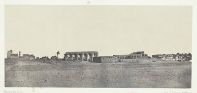 Louqsor, Vue Générale des Ruines, Thèbes - Maxime Du Camp
