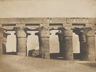 Louqsor, grande colonnade du palais, 1849-51 - Maxime Du Camp