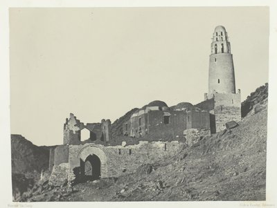 Mosquée de Bellal au village de Bab, Nubie, 1849-51, imprimé en 1852 - Maxime Du Camp