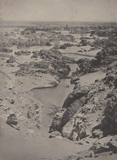 [Nubie. Vue cavalière de la seconde cataracte.] - Maxime Du Camp
