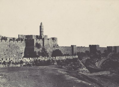 Palestine. Jérusalem. Partie occidentale des murailles - Maxime Du Camp
