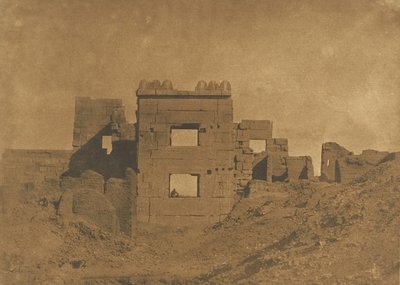 Pavillon ou Gynécée de Ramsès-Meiamoun, à Médinet-Habou - Maxime Du Camp