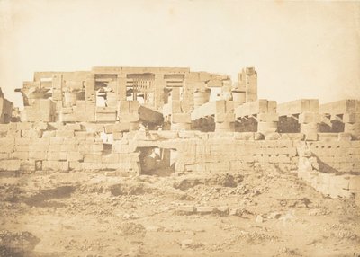 Porte méridionale de la Salle Hypostyle du Palais de Karnac Thèbes, 1849-50 - Maxime Du Camp
