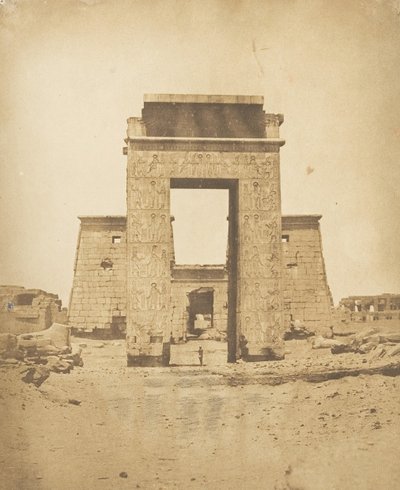 Propylône du Temple de Khons, à Karnak, Thèbes - Maxime Du Camp