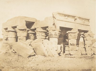 Ruines du temple de Koum-Ombou Ombos - Maxime Du Camp
