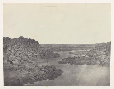 Sortie de la Première Cataracte, Haute-Égypte - Maxime Du Camp