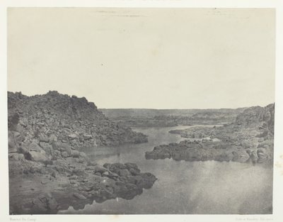 Sortie de la Première Cataracte, Haute-Égypte, 1849-51, imprimé en 1852 - Maxime Du Camp