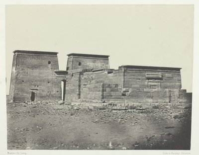 Temple de Dakkeh Ancienne Pselcis, Nubie - Maxime Du Camp