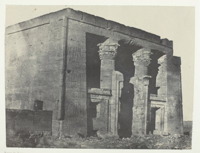 Temple de Dakkeh, Naos, Nubie - Maxime Du Camp