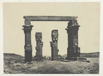 Temple de Kardassy, Nubie - Maxime Du Camp
