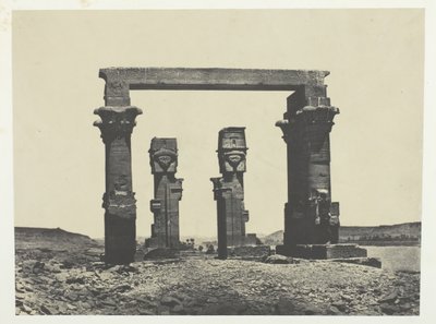 Temple de Kardassy, Nubie, 1849-51, imprimé en 1852 - Maxime Du Camp