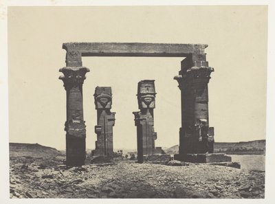 Temple de Kardassy, Nubie - Maxime Du Camp