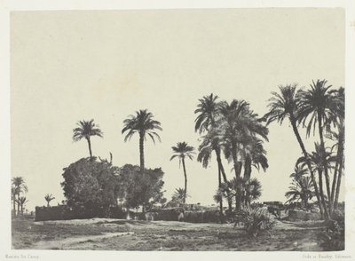 Village de Hamameh, Haute-Égypte - Maxime Du Camp