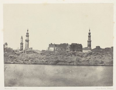 Vue générale, Girgeh, Haute-Égypte - Maxime Du Camp