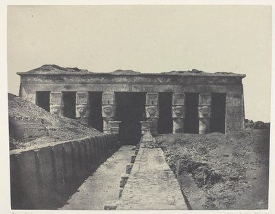 Vue générale, Grand Temple de Dendérah (Teutyres), Haute-Égypte - Maxime Du Camp