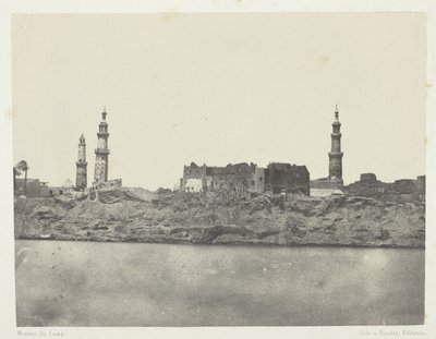 Vue générale, Girgeh, Haute-Égypte - Maxime Du Camp