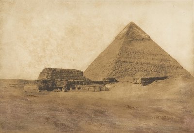 Vue de la seconde pyramide, prise au Sud-Est - Maxime Du Camp