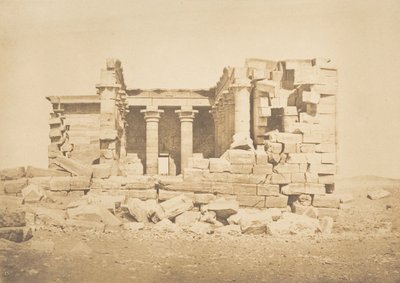 Vue du Temple de Maharakka Hiéra-Sycaminos - Maxime Du Camp