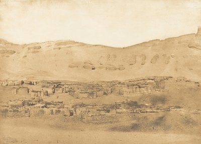 Vue du Village de Garara, 1850 - Maxime Du Camp