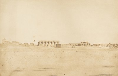Vue générale des ruines de Louxor, prise de l