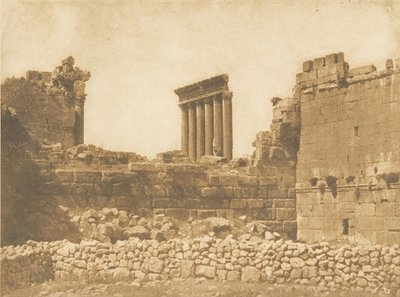 Vue générale des ruines de Baalbek, prise à l