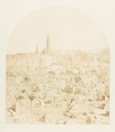 Vue générale du Caire, prise de la Mosquée Tegloun - Maxime Du Camp