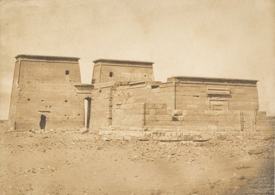 Vue générale du Temple de Dakkeh Pselcis, prise au Nord - Maxime Du Camp