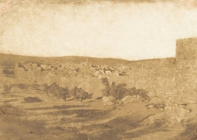 Vue prise au Nord-Ouest de Jérusalem - Maxime Du Camp