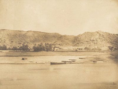 Vue prise au Sud-Est de Philae - Cherk-el-Hesseh, 1849-50 - Maxime Du Camp