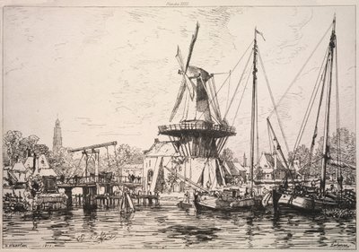 À Harlem, Hollande, 1877 - Maxime Lalanne