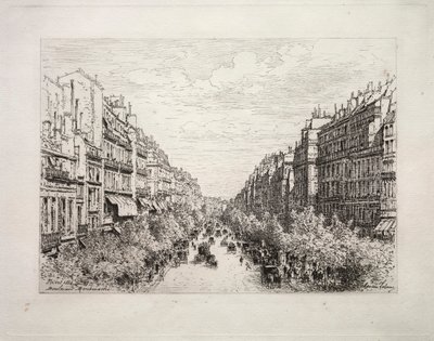 Boulevard Montmartre, 1884 - Maxime Lalanne