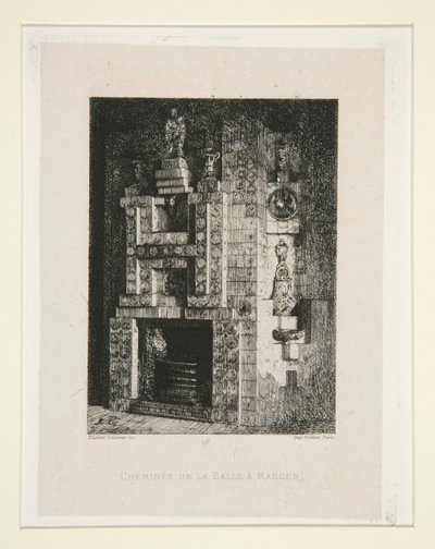 Cheminée de la salle à manger (suite Chez Victor Hugo) - Maxime Lalanne