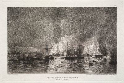 Conflagration dans le port de Bordeaux - Maxime Lalanne