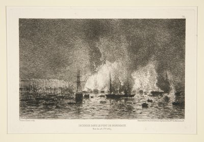 Incendie dans le port de Bordeaux - Maxime Lalanne